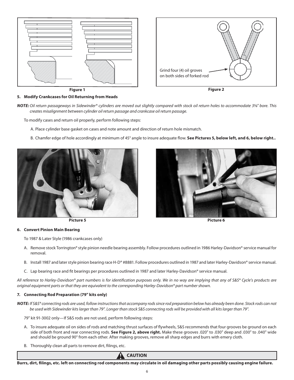 S&S Cycle Sidewinder 3 5⁄8 Big Bore Cylinders for Harley-Davidson Sportster Models—1986–2003 User Manual | Page 6 / 20