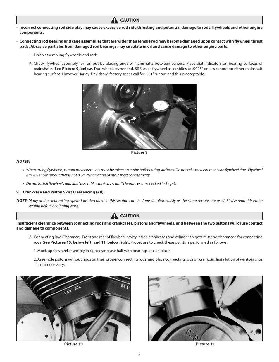 S&S Cycle Sidewinder 3 5⁄8 Big Bore Cylinders for Harley-Davidson Sportster Models—1986–2003 User Manual | Page 9 / 20