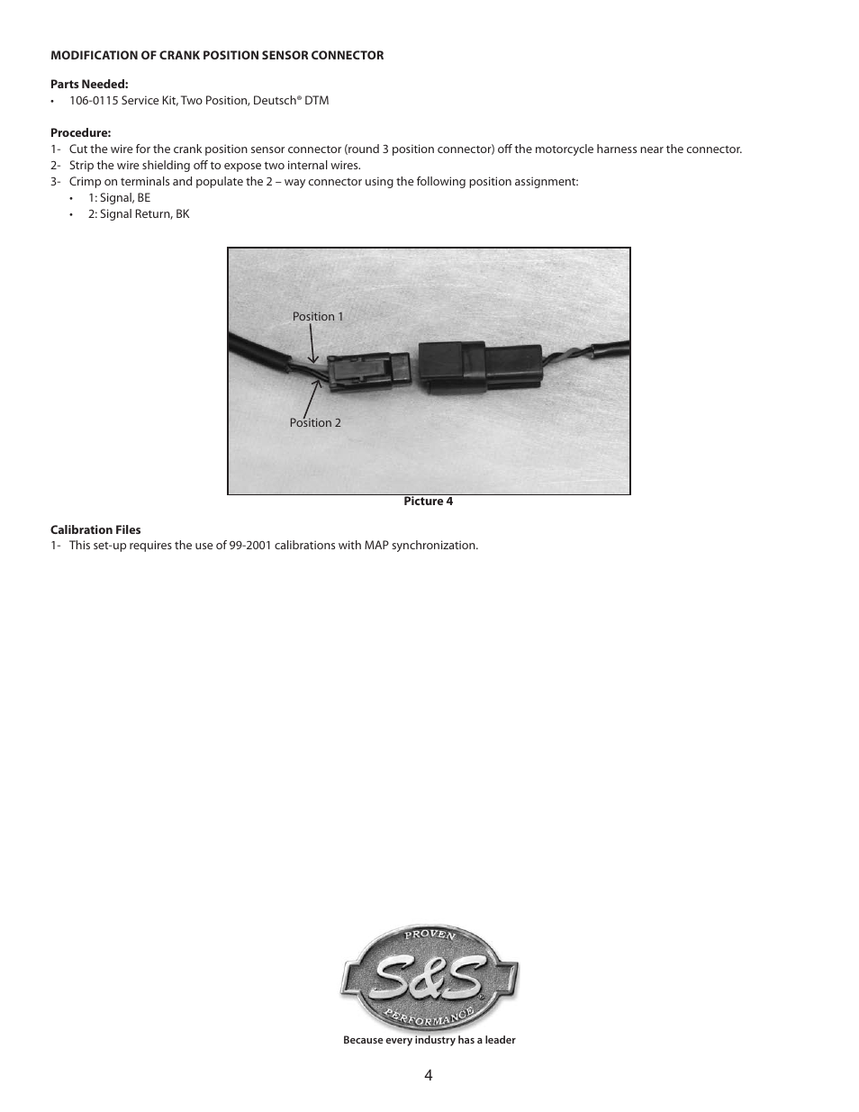S&S Cycle T124V Engine VFI for 1995 1/2-1998 Chassis User Manual | Page 4 / 4