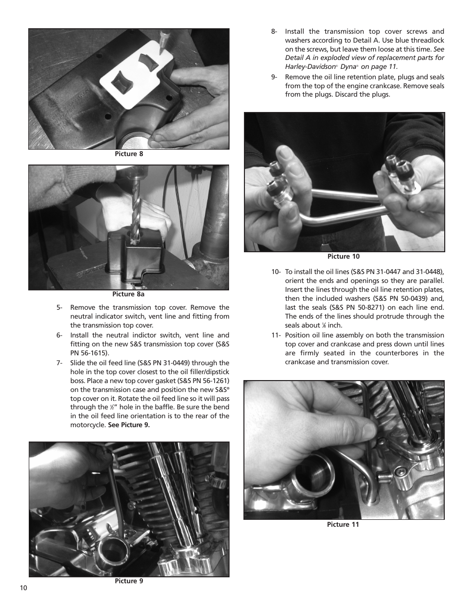 S&S Cycle T111 Engine Assembly User Manual | Page 10 / 16