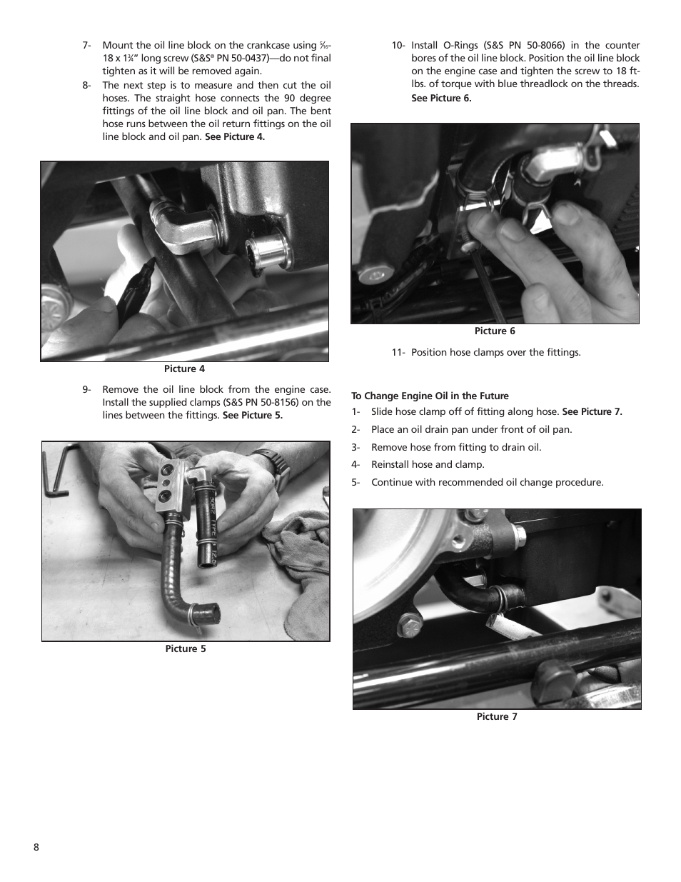 S&S Cycle T111 Engine Assembly User Manual | Page 8 / 16