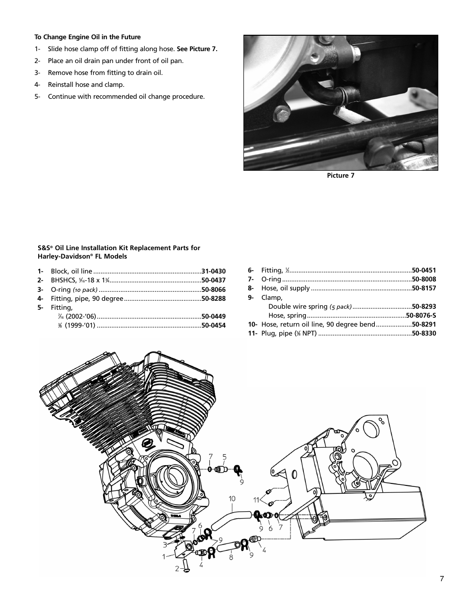 S&S Cycle Crankcase for Harley-Davidson Twin Cam 88 Engines User Manual | Page 7 / 12