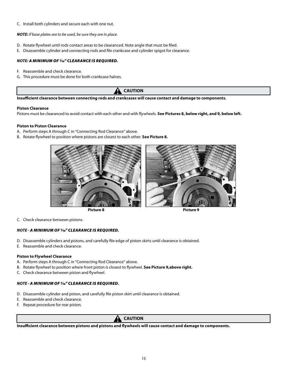 S&S Cycle Bore Big Twin Stroker Kit 1936–1999 3 7/16 - 3 1/2 User Manual | Page 15 / 20