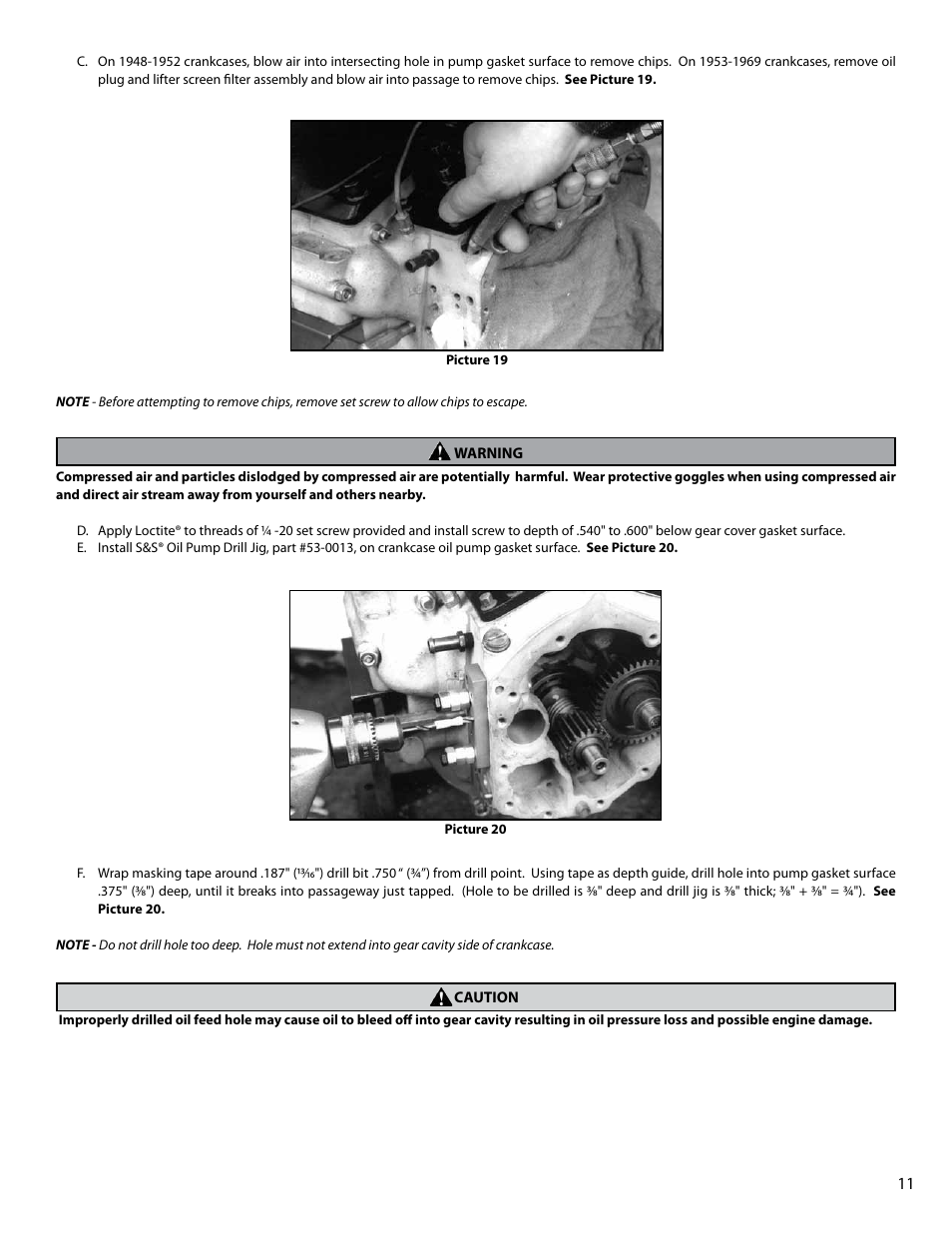 S&S Cycle Billet Oil Pump for Big Twin Engines User Manual | Page 11 / 24
