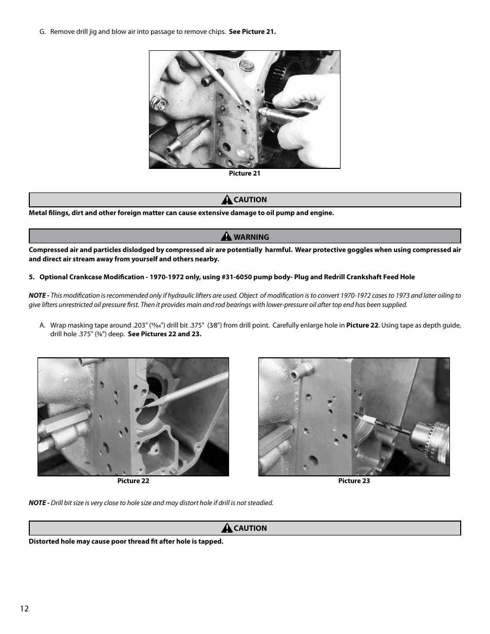 S&S Cycle Billet Oil Pump for Big Twin Engines User Manual | Page 12 / 24