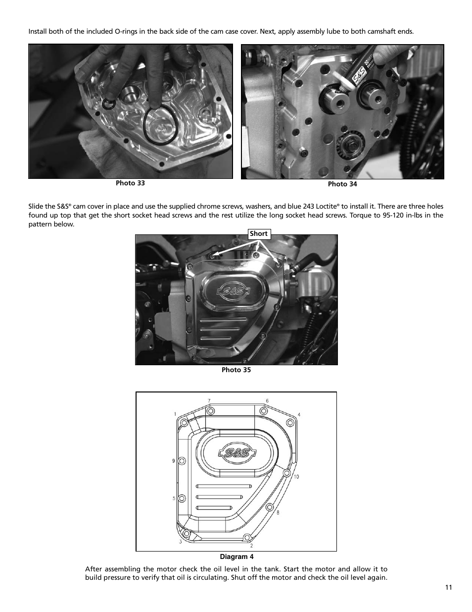 S&S Cycle Oil Pump for T-Series Engines & Harley-Davidson Twin Cam 88 Engines User Manual | Page 11 / 16