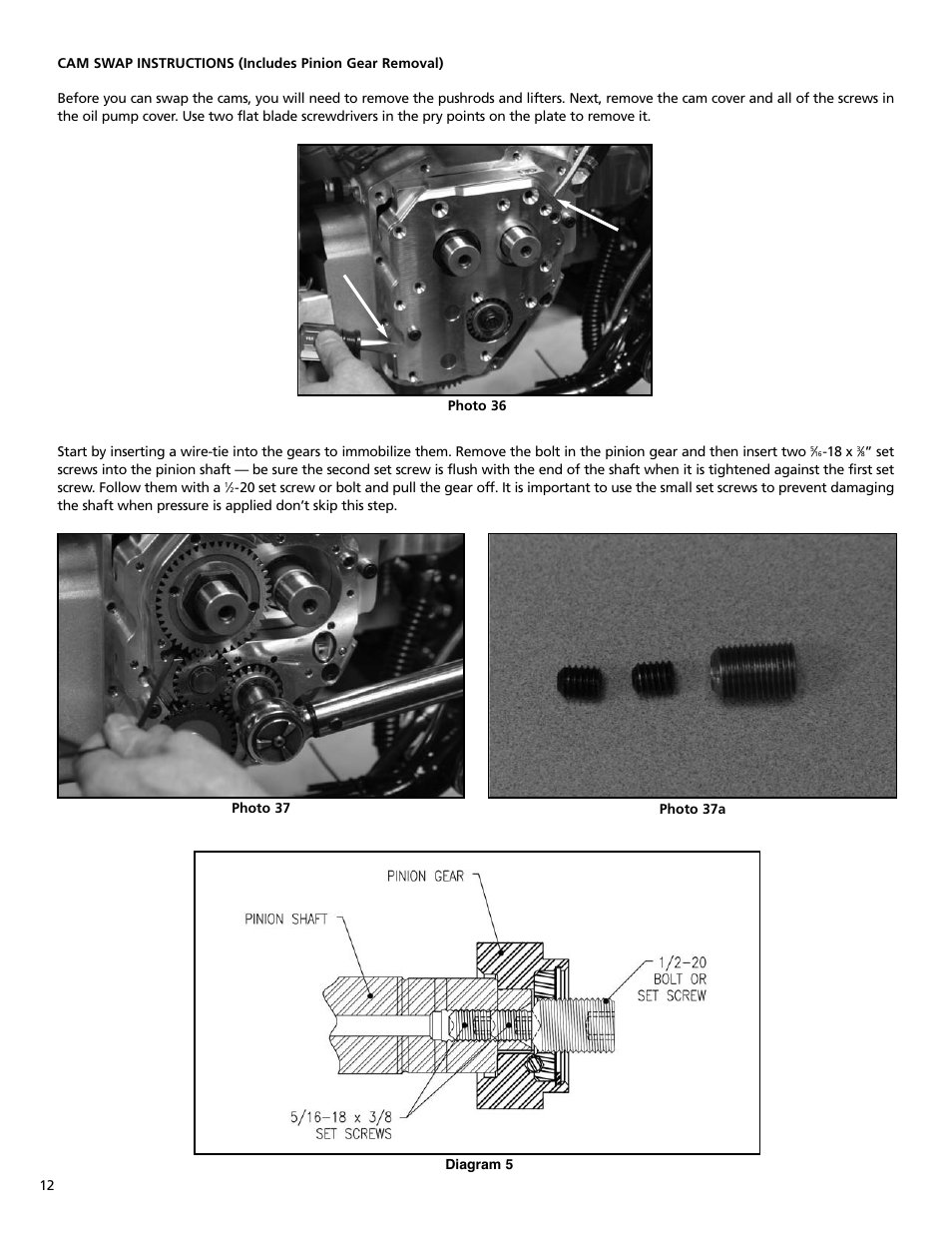 S&S Cycle Oil Pump for T-Series Engines & Harley-Davidson Twin Cam 88 Engines User Manual | Page 12 / 16