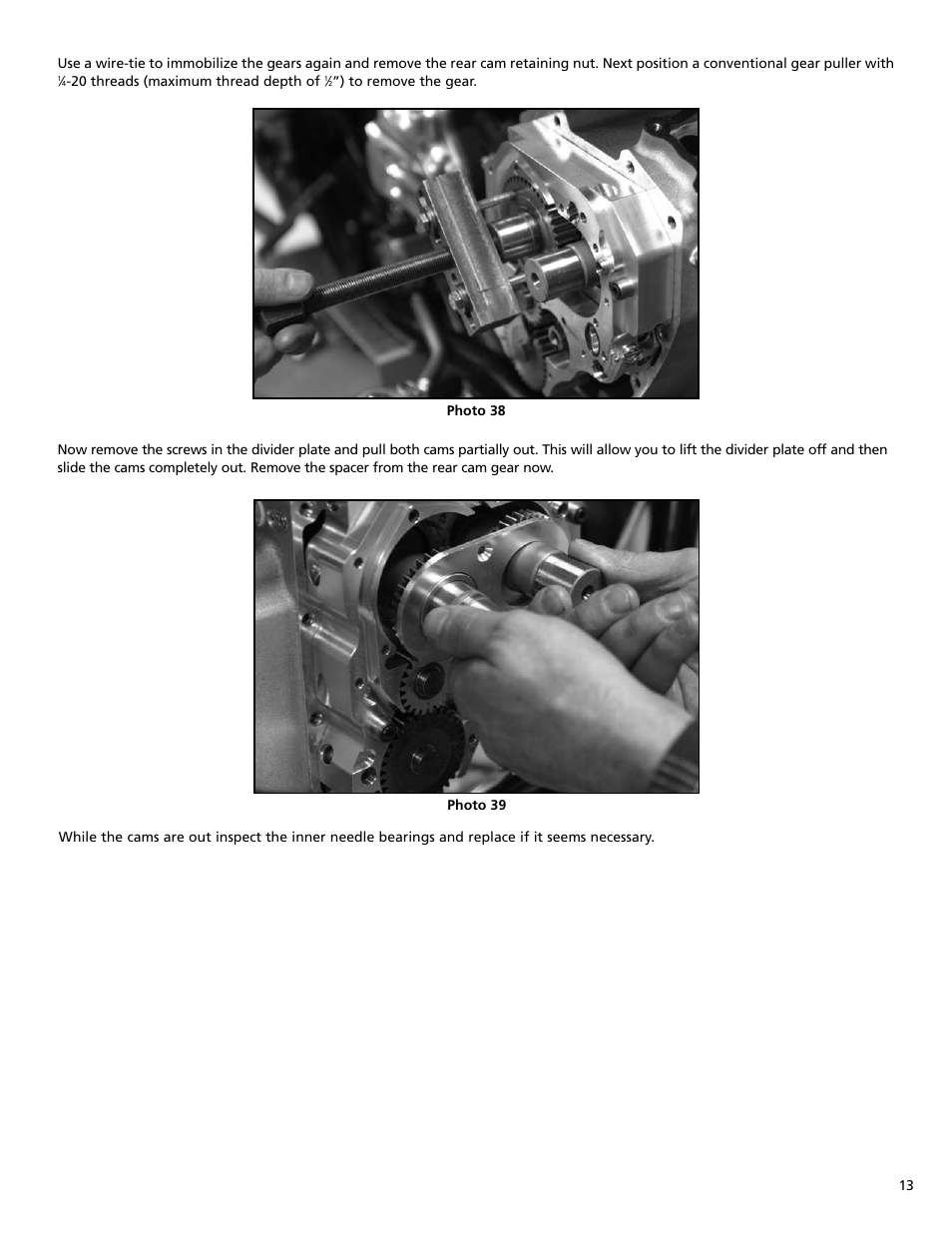 S&S Cycle Oil Pump for T-Series Engines & Harley-Davidson Twin Cam 88 Engines User Manual | Page 13 / 16