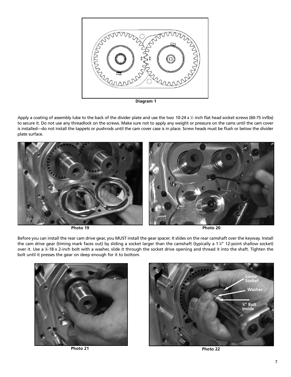 S&S Cycle Oil Pump for T-Series Engines & Harley-Davidson Twin Cam 88 Engines User Manual | Page 7 / 16