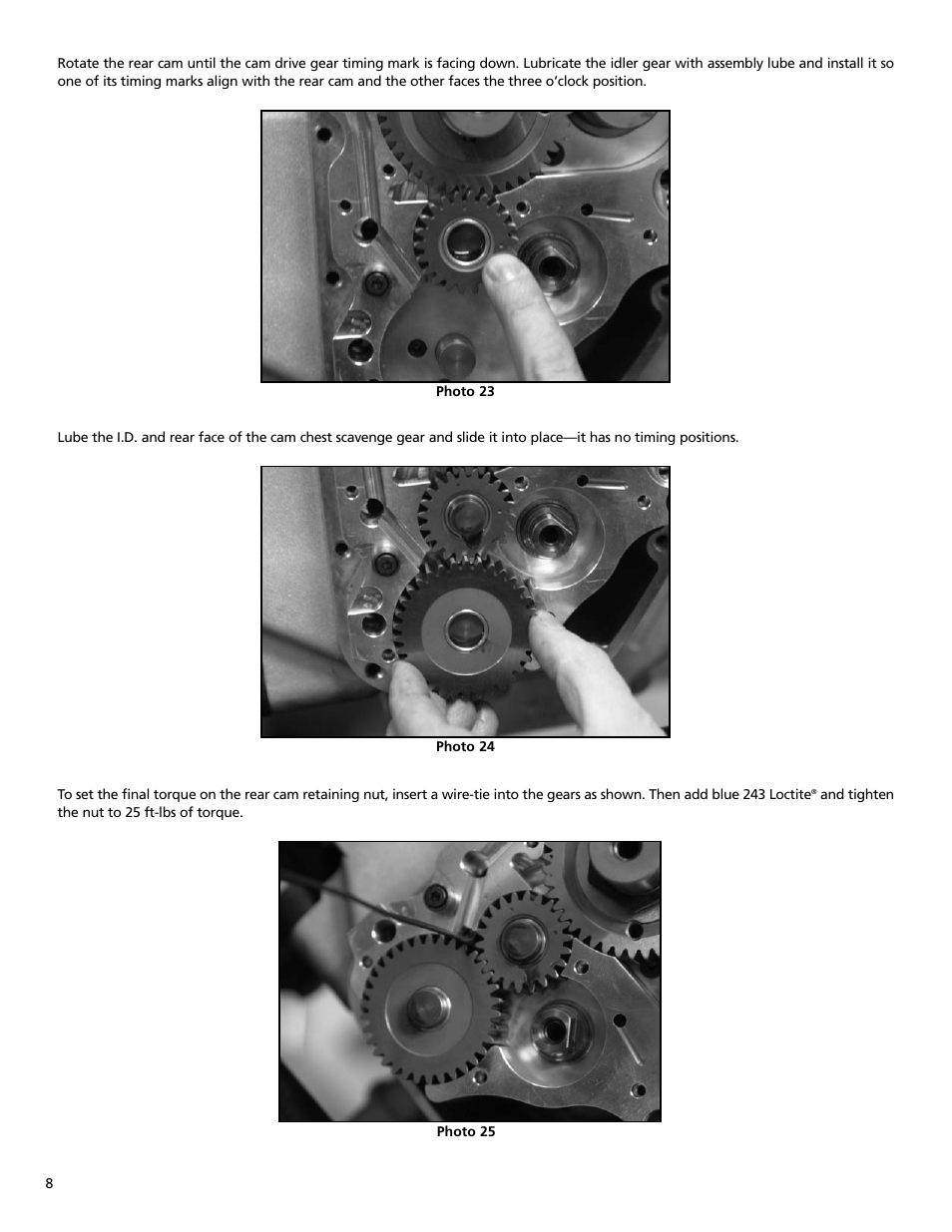 S&S Cycle Oil Pump for T-Series Engines & Harley-Davidson Twin Cam 88 Engines User Manual | Page 8 / 16