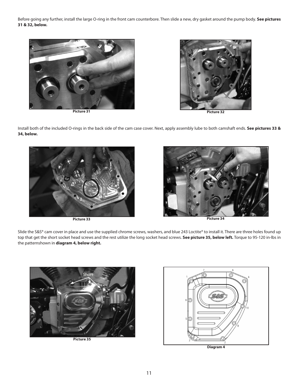 S&S Cycle Oil Pump for T-Series Engines and Harley-Davidson Twin Cam 88 Engines, Including Standard and Easy Start Camshafts User Manual | Page 11 / 18