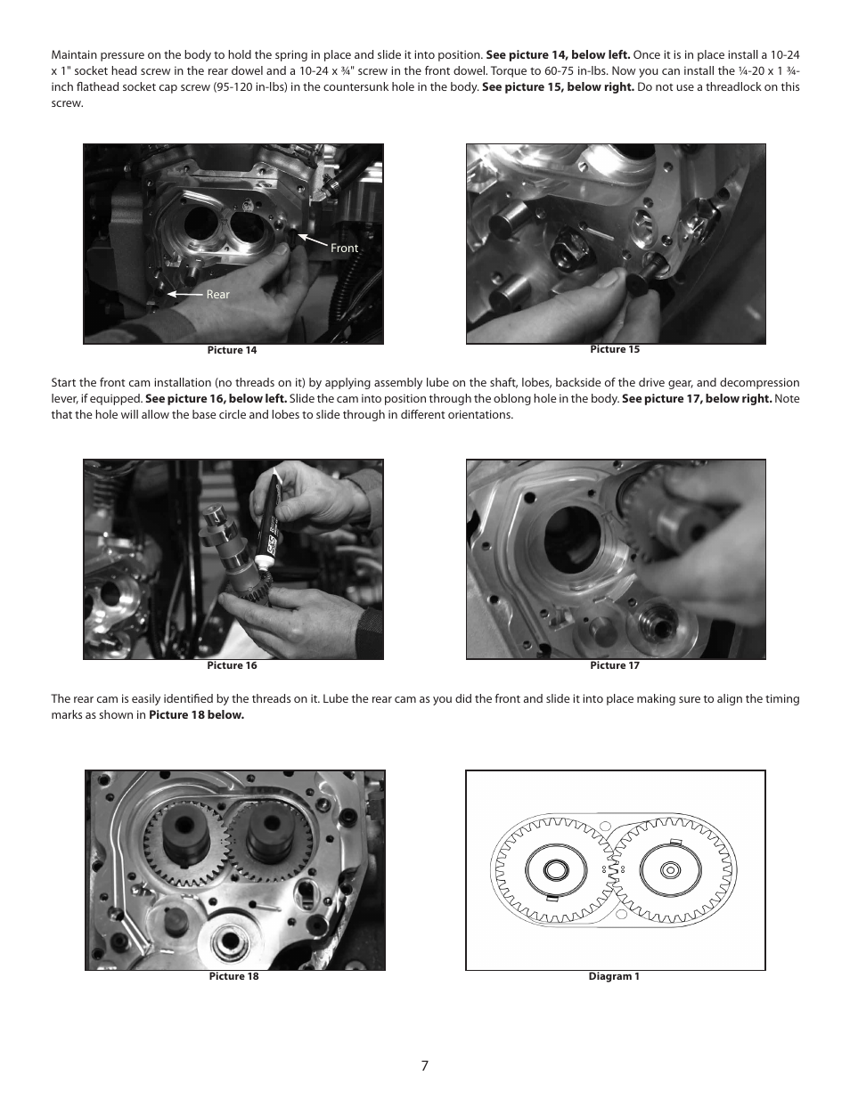 S&S Cycle Oil Pump for T-Series Engines and Harley-Davidson Twin Cam 88 Engines, Including Standard and Easy Start Camshafts User Manual | Page 7 / 18