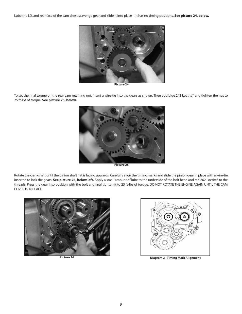 S&S Cycle Oil Pump for T-Series Engines and Harley-Davidson Twin Cam 88 Engines, Including Standard and Easy Start Camshafts User Manual | Page 9 / 18