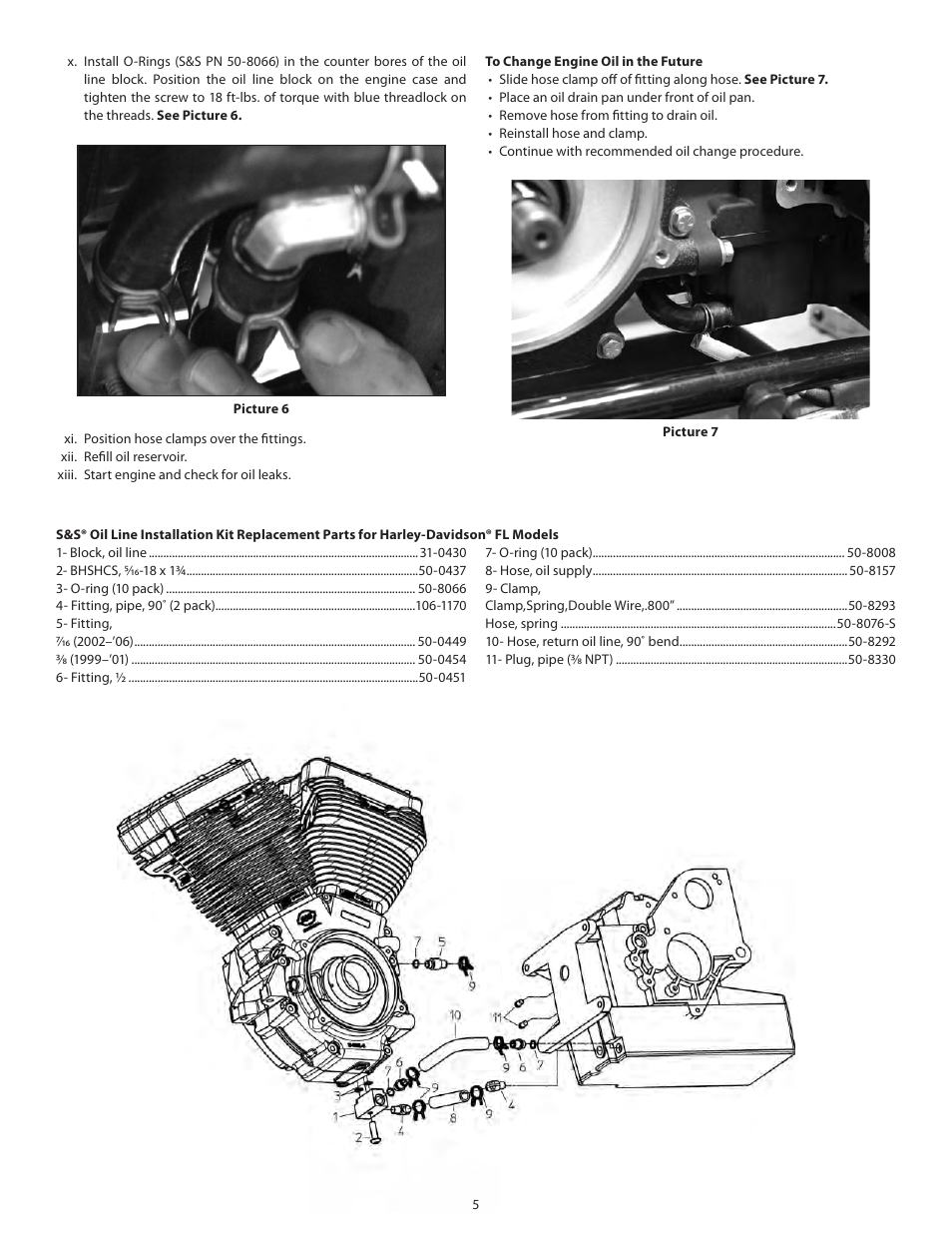 S&S Cycle Crankcase for Harley-Davidson Twin Cam 88 Engines User Manual | Page 5 / 11