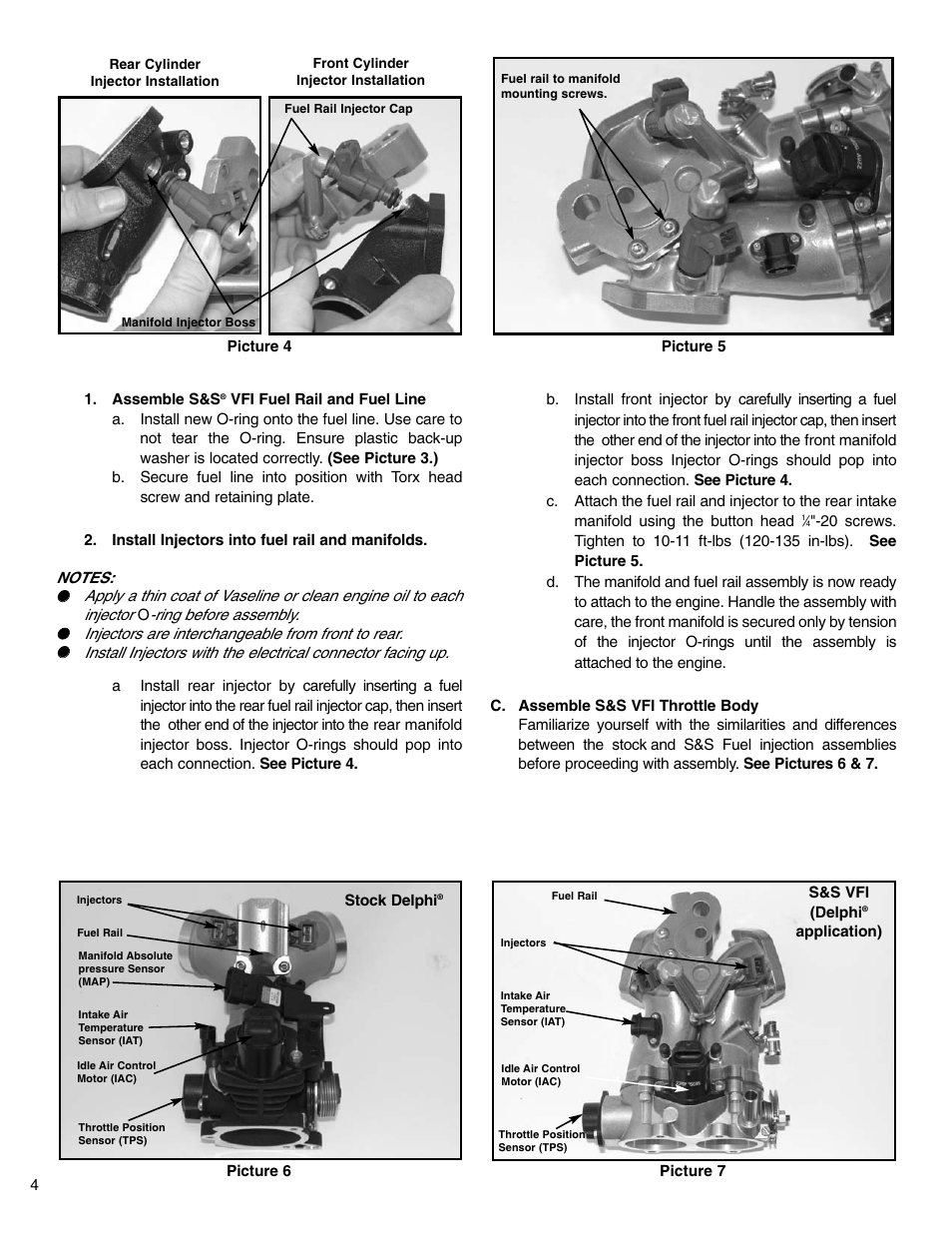 S&S Cycle VFI Induction System User Manual | Page 4 / 16