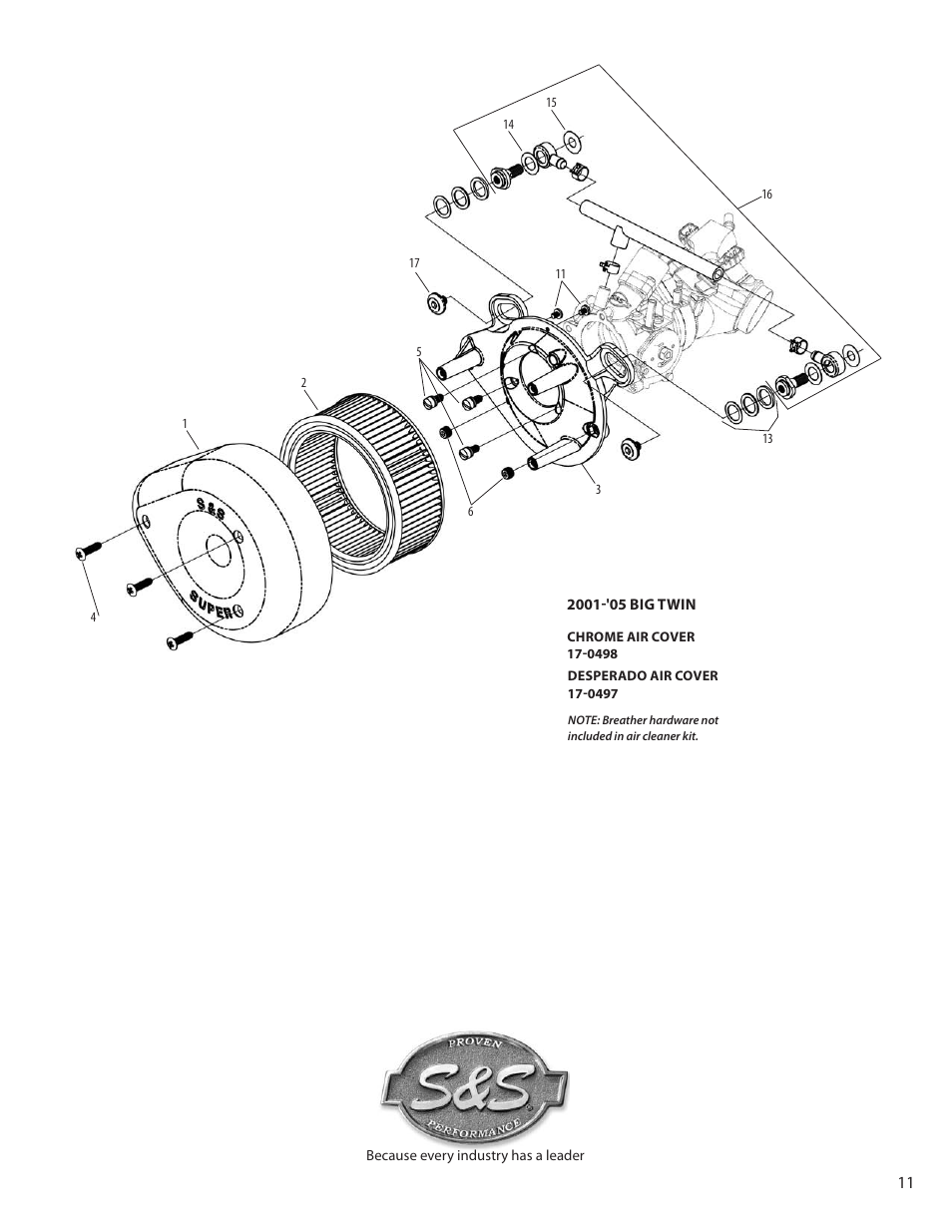 S&S Cycle Single Bore Induction Systems User Manual | Page 11 / 12