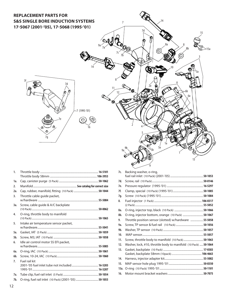 S&S Cycle Single Bore Induction Systems User Manual | Page 12 / 12