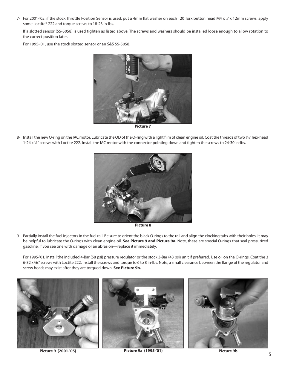 S&S Cycle Single Bore Induction Systems User Manual | Page 5 / 12