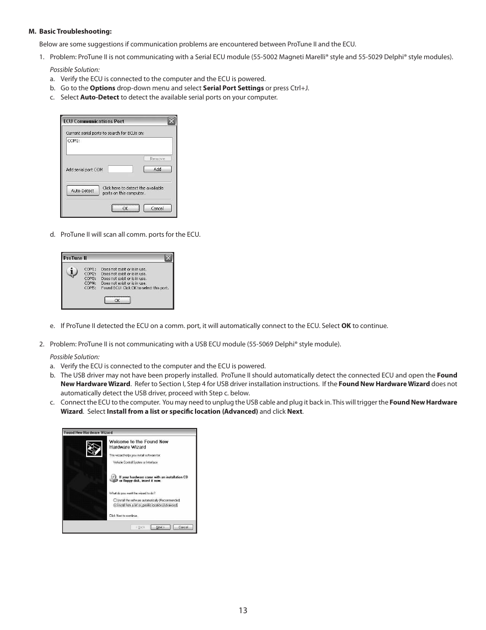 S&S Cycle VFI Module and Pro Tune II Software User Manual | Page 13 / 16