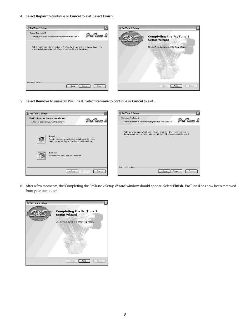 S&S Cycle VFI Module and Pro Tune II Software User Manual | Page 8 / 16