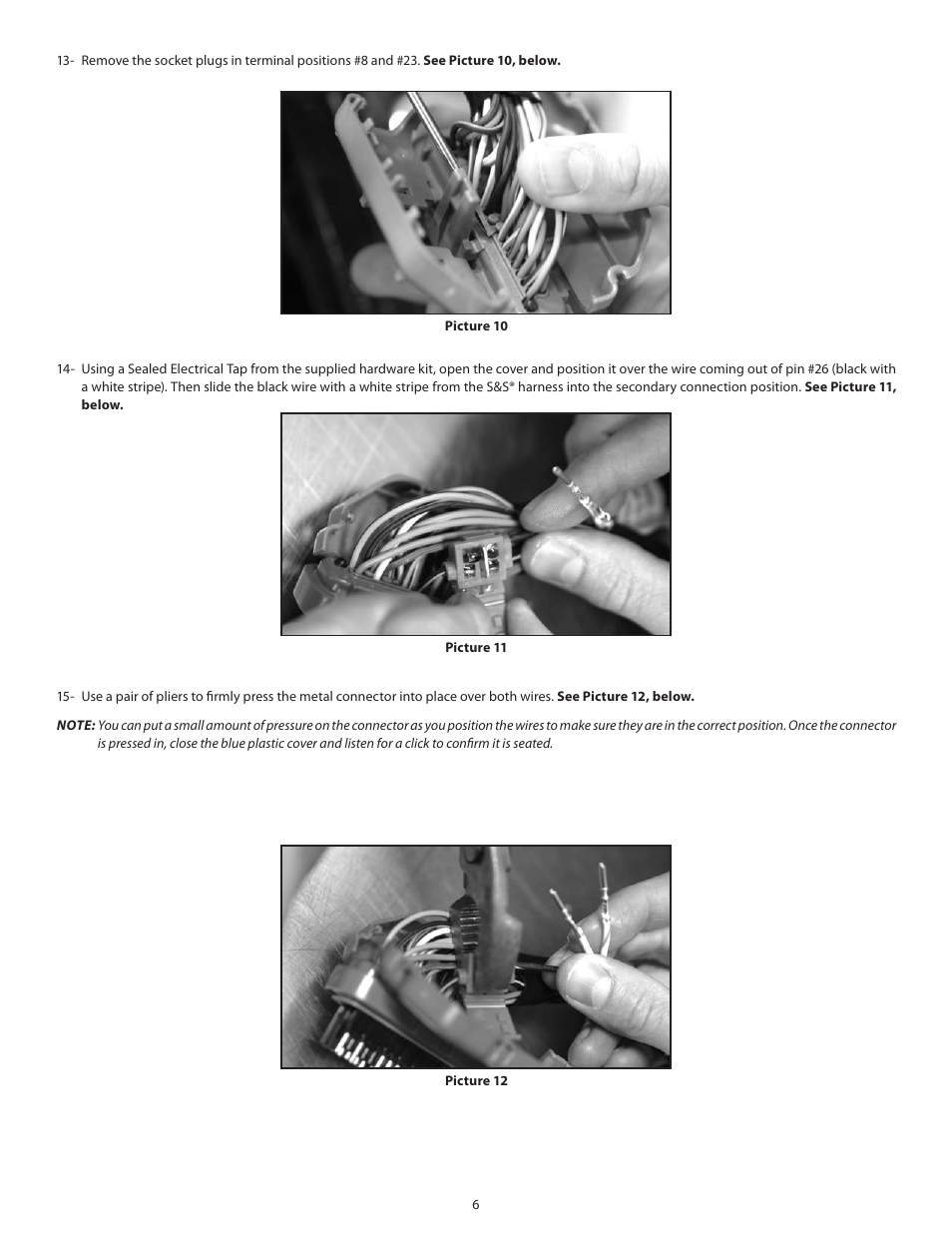 S&S Cycle Closed Loop Oxygen Sensor Kit for Delphi Style S&S Replacement Module User Manual | Page 6 / 8