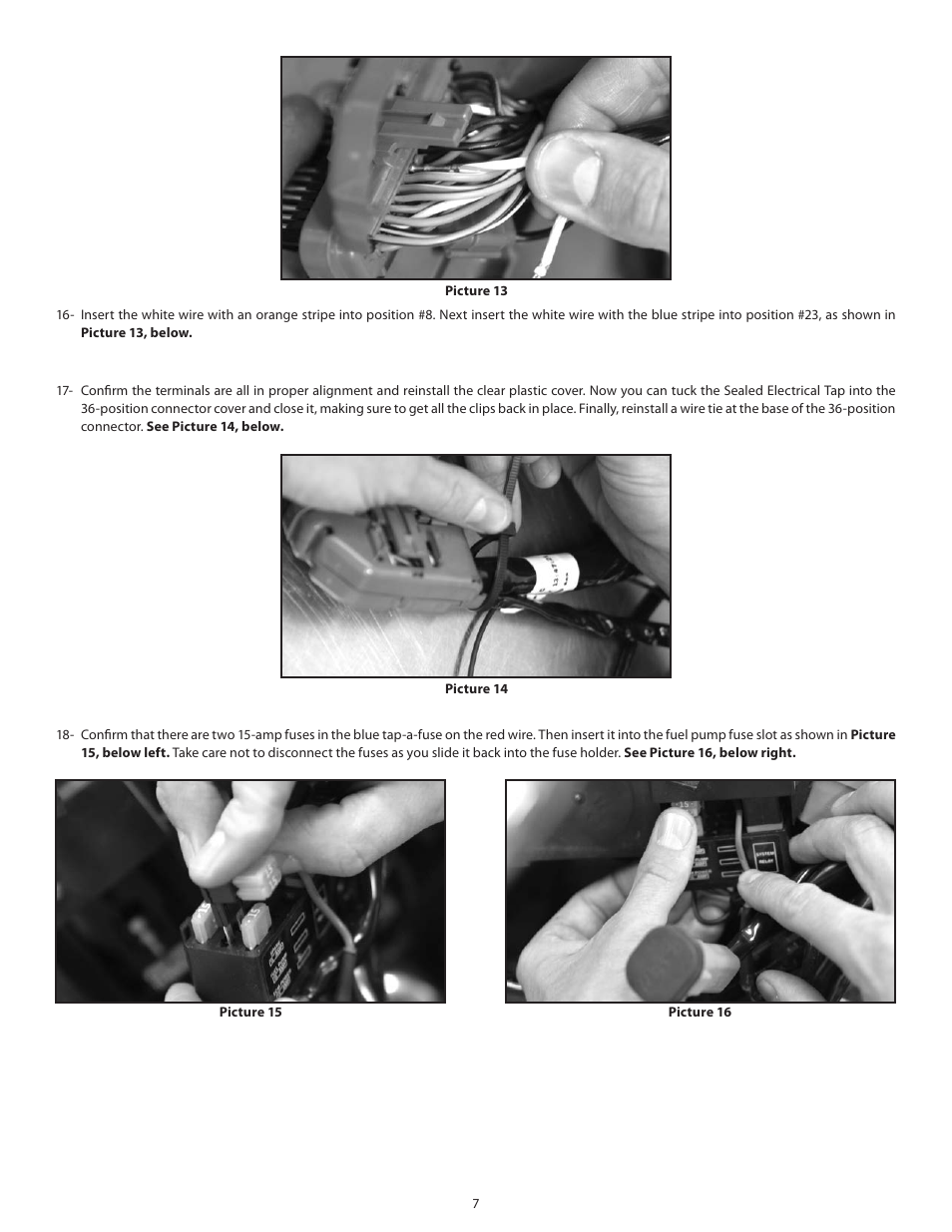 S&S Cycle Closed Loop Oxygen Sensor Kit for Delphi Style S&S Replacement Module User Manual | Page 7 / 8