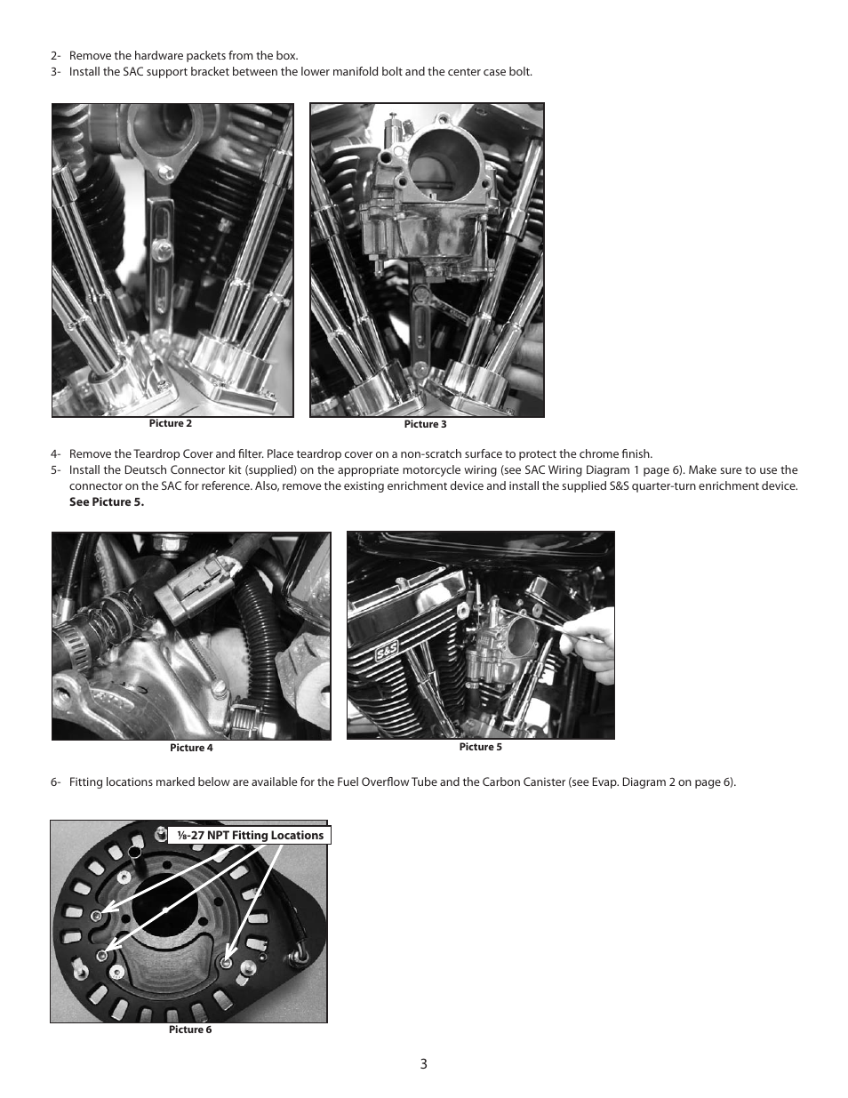 S&S Cycle Sealed Air Cleaner User Manual | Page 3 / 8