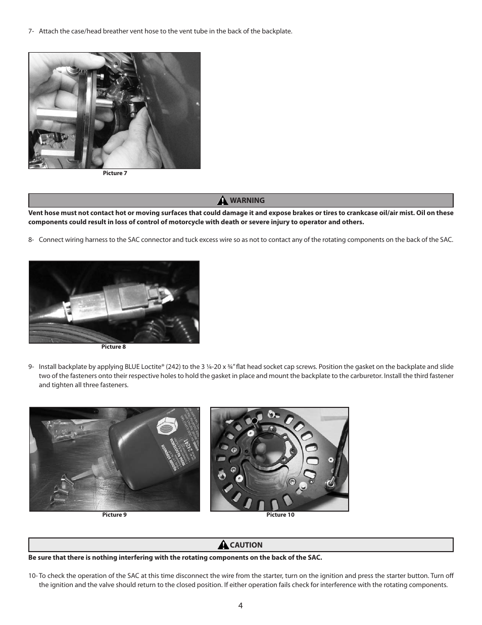 S&S Cycle Sealed Air Cleaner User Manual | Page 4 / 8