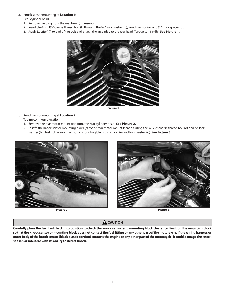 S&S Cycle VFI Knock Sensor Kit for 2001-07 Delphi Style VFI Module (with USB) User Manual | Page 3 / 8