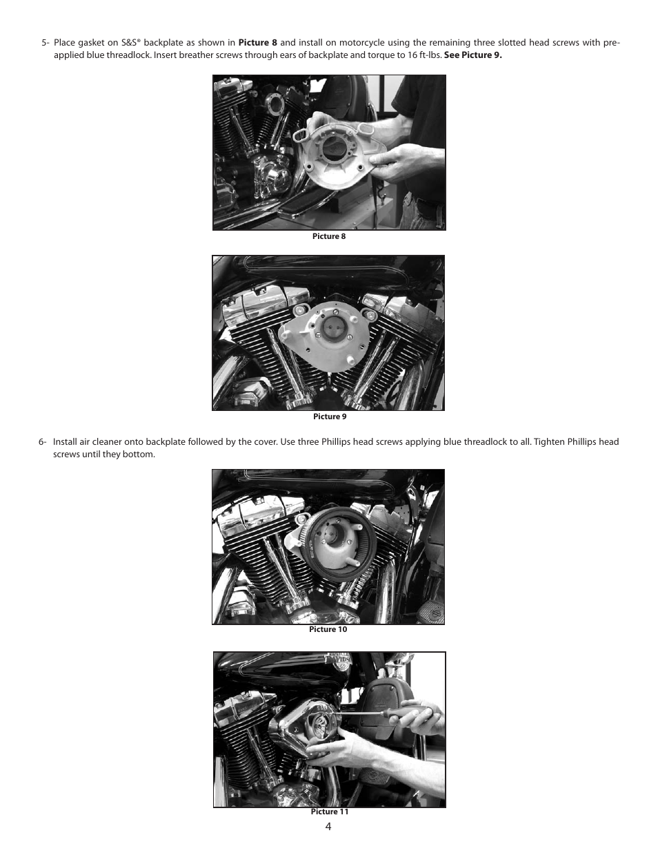 S&S Cycle Late Model Fuel Injected Motorcycles User Manual | Page 4 / 7