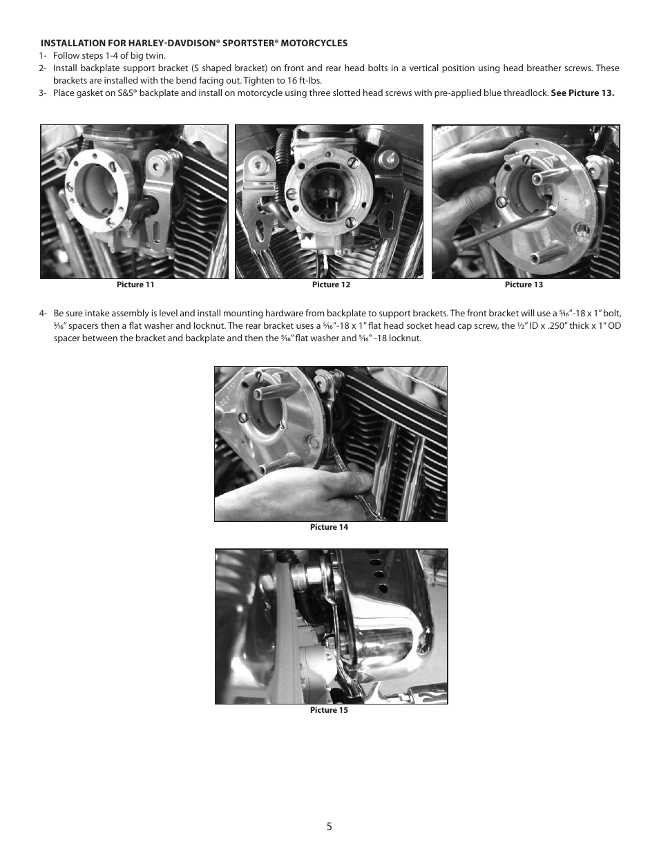 S&S Cycle Late Model Fuel Injected Motorcycles User Manual | Page 5 / 7