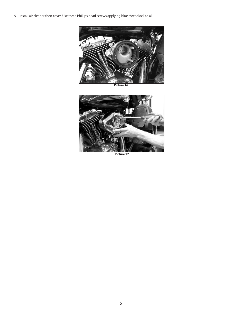 S&S Cycle Late Model Fuel Injected Motorcycles User Manual | Page 6 / 7