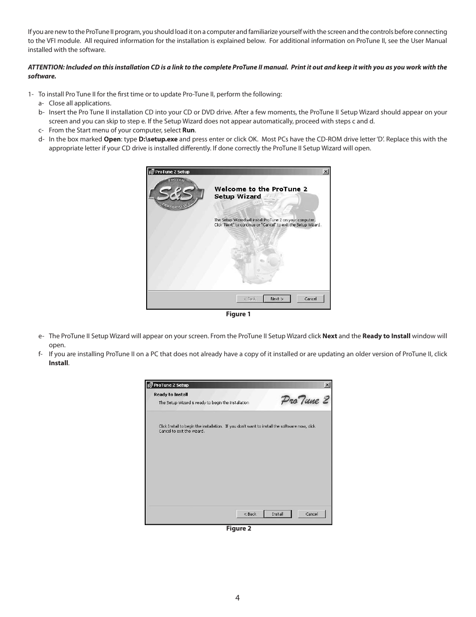 S&S Cycle USB Magneti Marelli Style VFI (Variable Fuel Injection) Module and ProTune II Software User Manual | Page 4 / 12