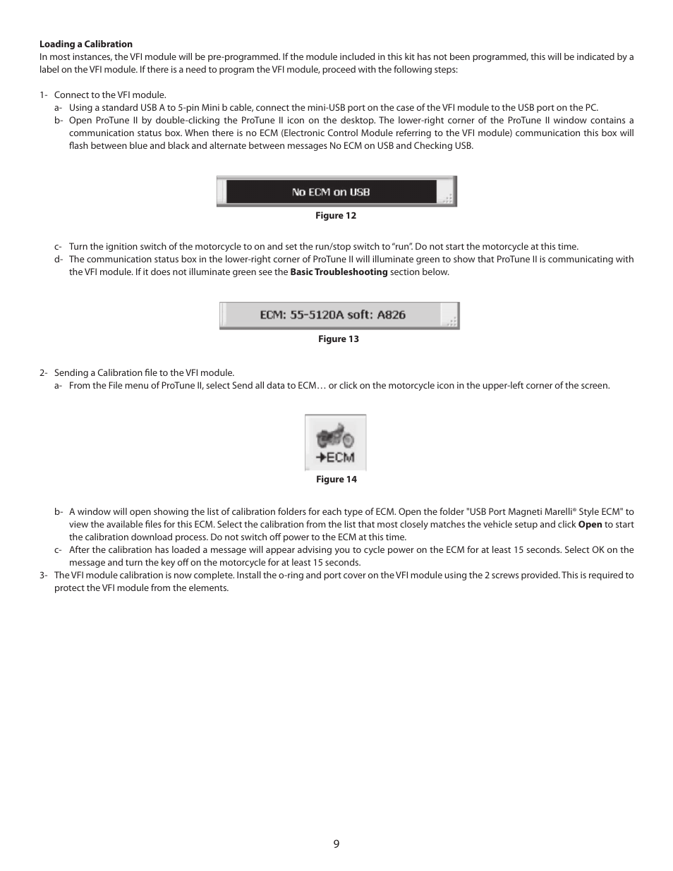S&S Cycle USB Magneti Marelli Style VFI (Variable Fuel Injection) Module and ProTune II Software User Manual | Page 9 / 12