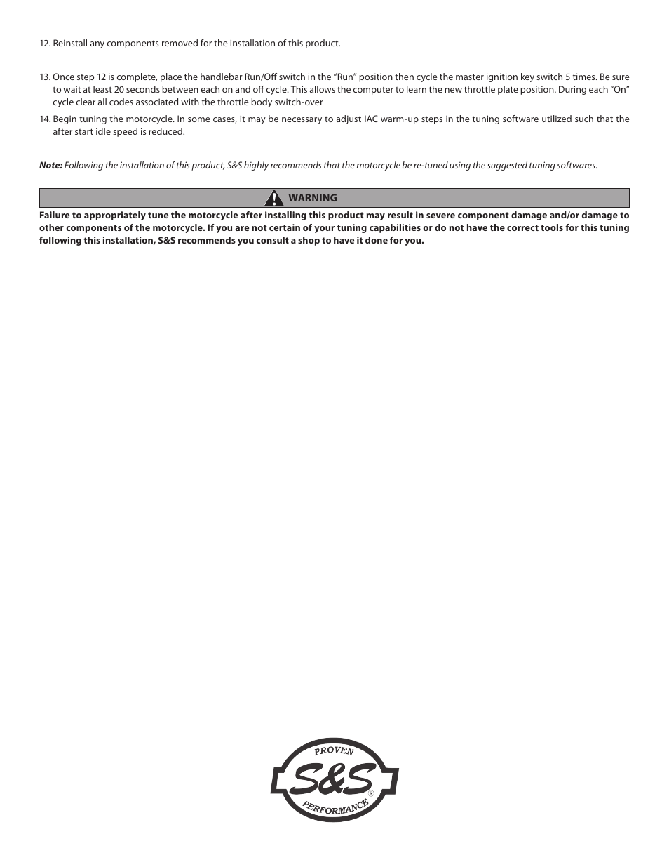 S&S Cycle Throttle-by-Wire Throttle Hog Throttle Body User Manual | Page 6 / 6