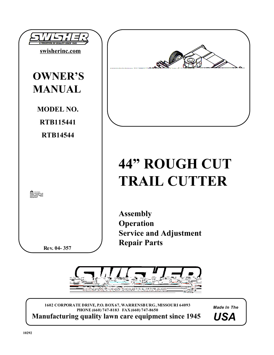 BCS RTB14544 User Manual | 16 pages