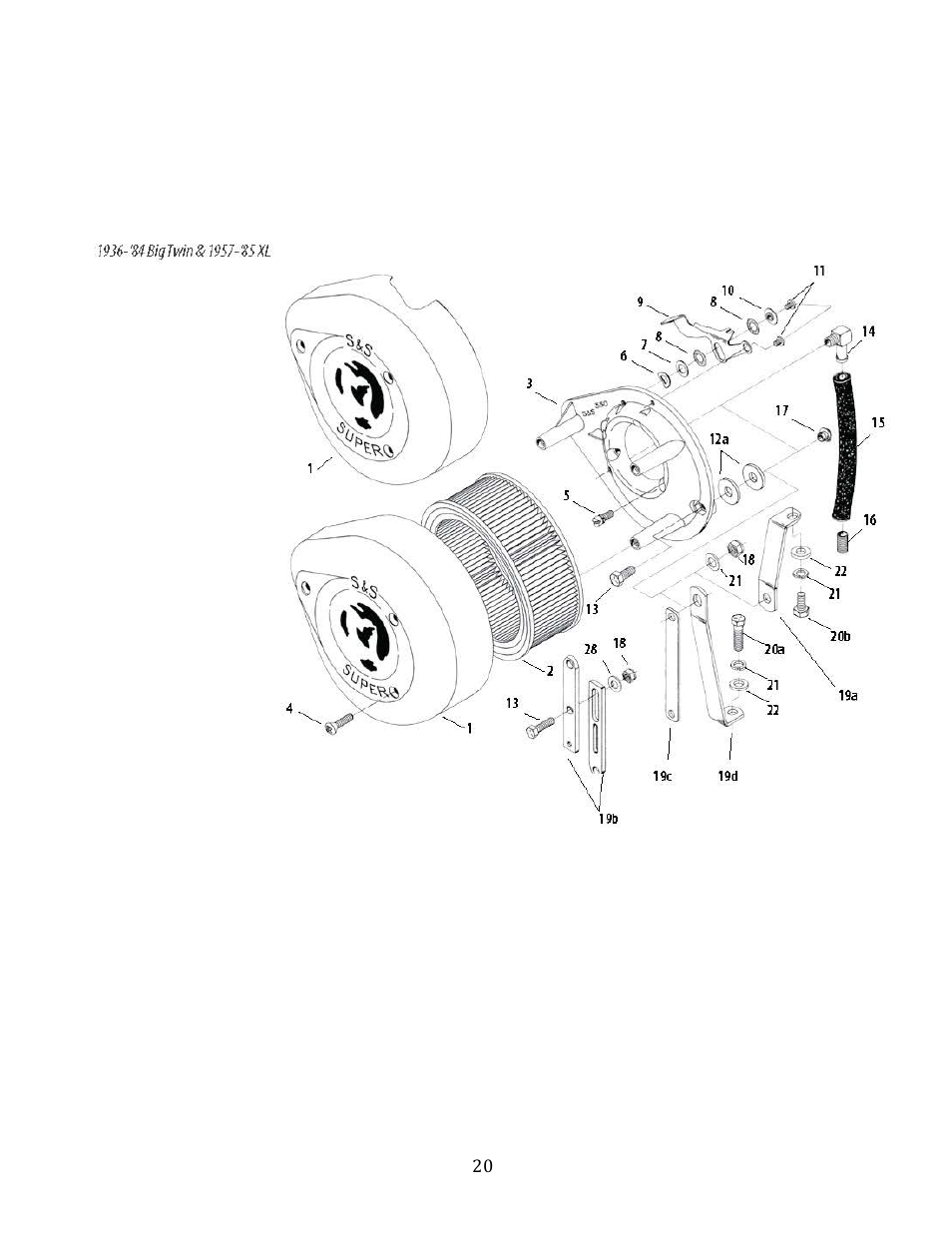 S&S Cycle Super E and G Series Shorty Performance Carburetors for 1936-84 Harley-Davidson Big Twins and 1957-85 Ironhead Sportster Models User Manual | Page 20 / 20