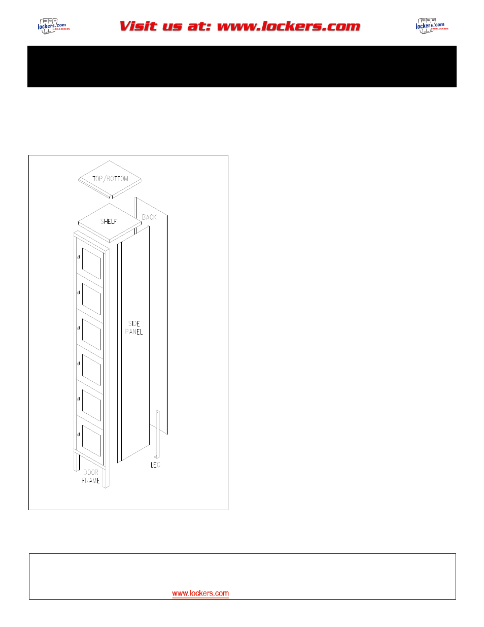 Salsbury Industries S-66000 Series See Through Box Style Bridge Lockers User Manual | 3 pages