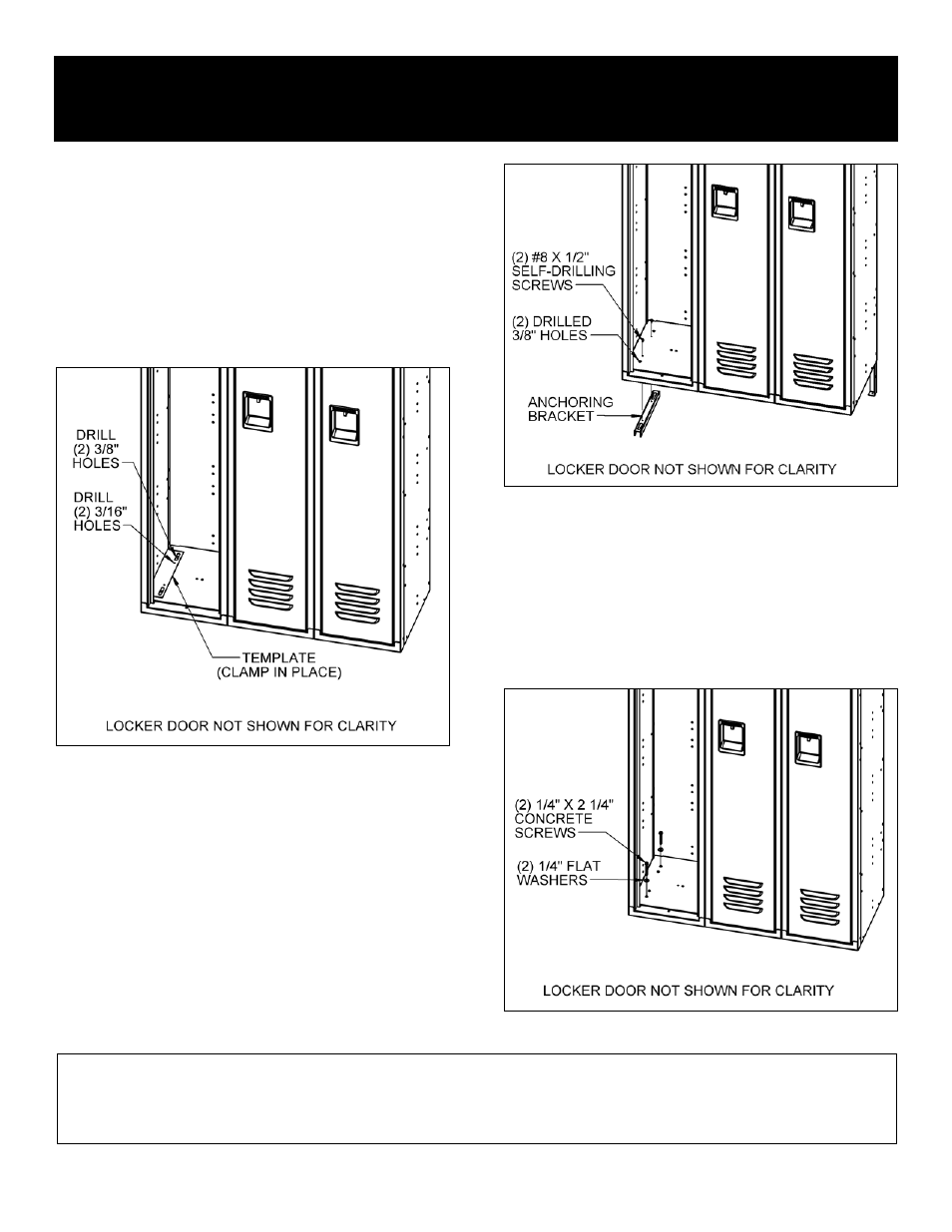 Installation instructions, Salsbury industries | Salsbury Industries 77000 Series Locker Options User Manual | Page 7 / 7