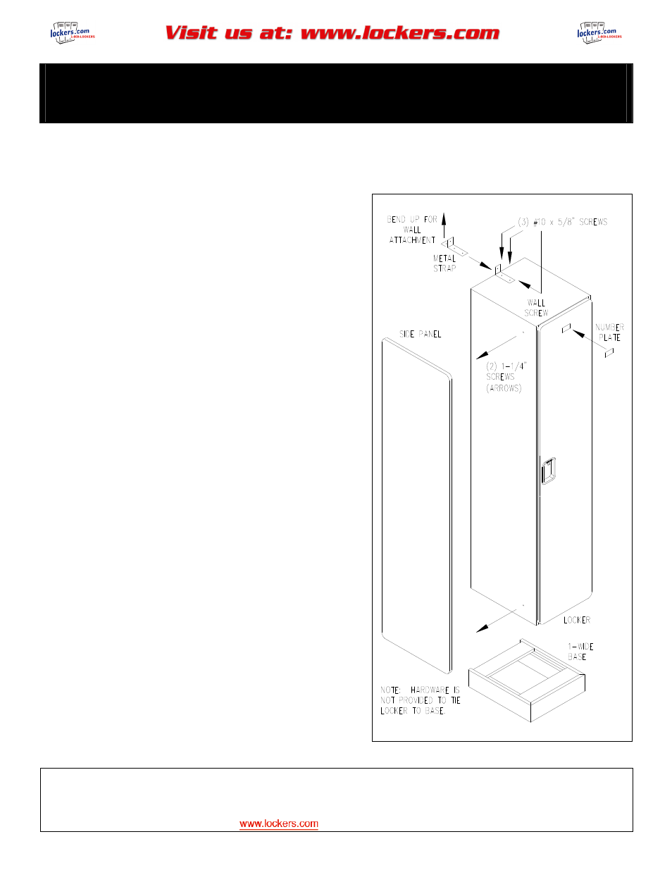 Salsbury Industries 20000 Series Extra Wide Designer Lockers User Manual | 3 pages
