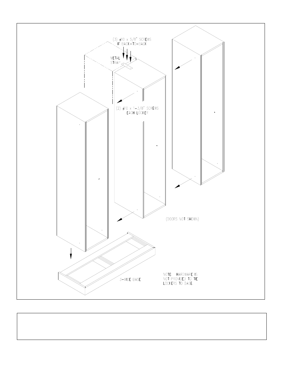 Salsbury industries, Illustration – 3 lockers | Salsbury Industries 20000 Series Extra Wide Designer Lockers User Manual | Page 2 / 3