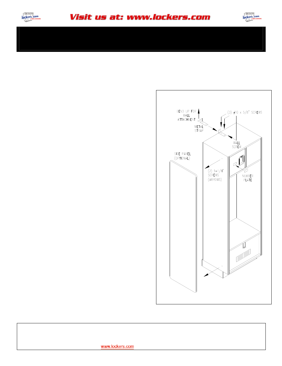 Salsbury Industries 30000 Series Open Access Designer Lockers User Manual | 2 pages