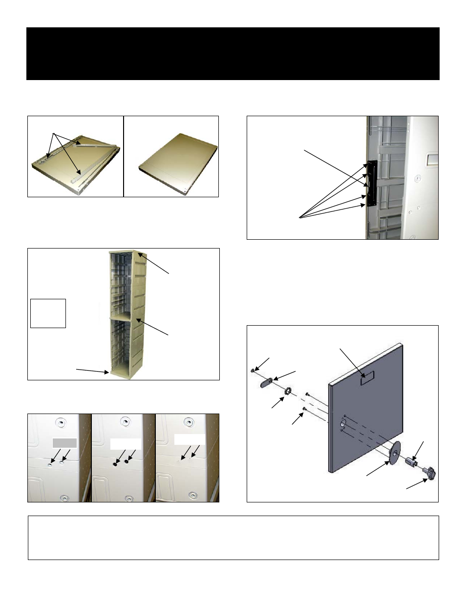 Salsbury Industries 92000 Series Plastic Lockers (92168,92368 Double Tier) User Manual | Page 2 / 4