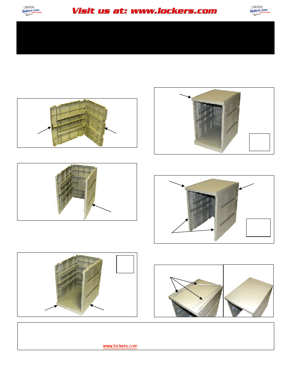 Salsbury Industries 93000 Series Plastic Lockers (93168,93368 Triple Tier) User Manual | 3 pages