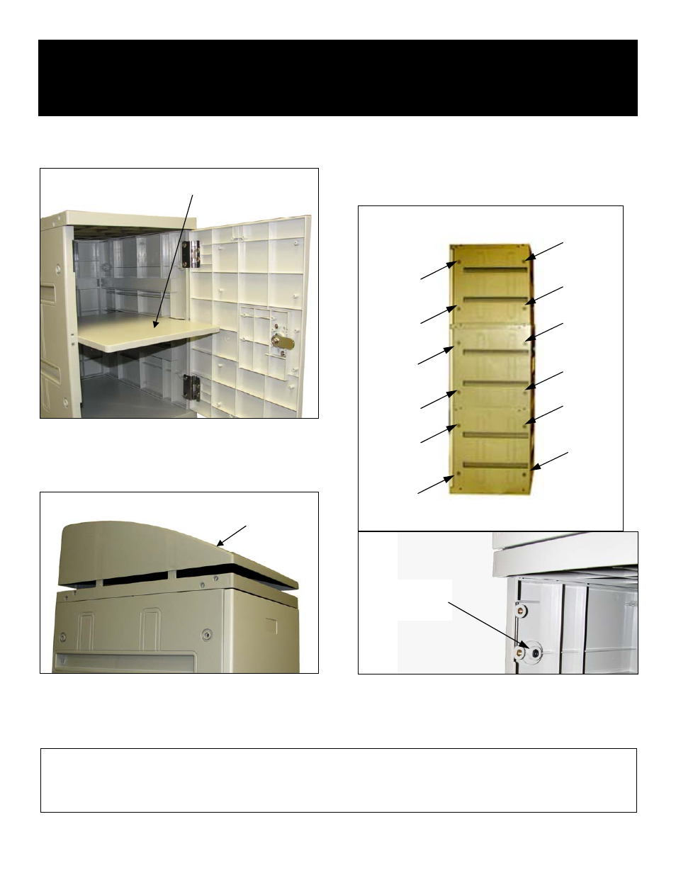 Salsbury Industries 93000 Series Plastic Lockers (93168,93368 Triple Tier) User Manual | Page 3 / 3