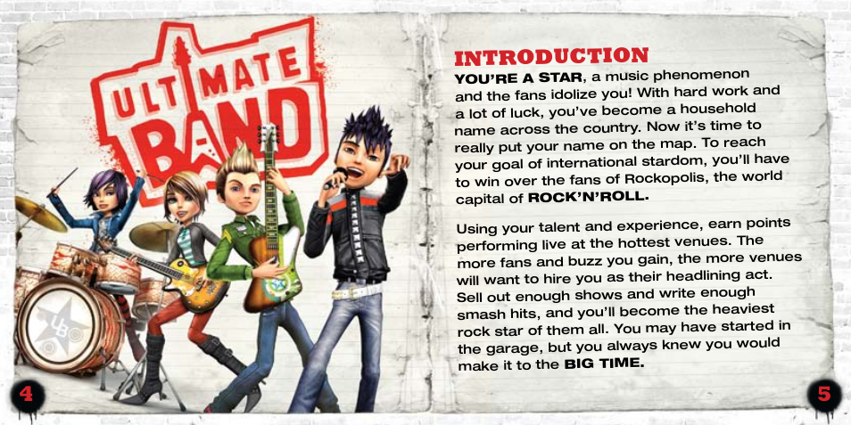 Introduction | Disney Interactive Studios Ultimate Band NTR-CUBE-USA User Manual | Page 4 / 9