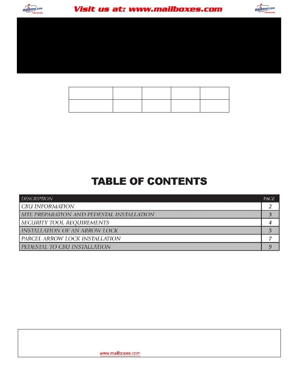 Salsbury Industries 3313 Cluster Box Units Installation User Manual | 10 pages