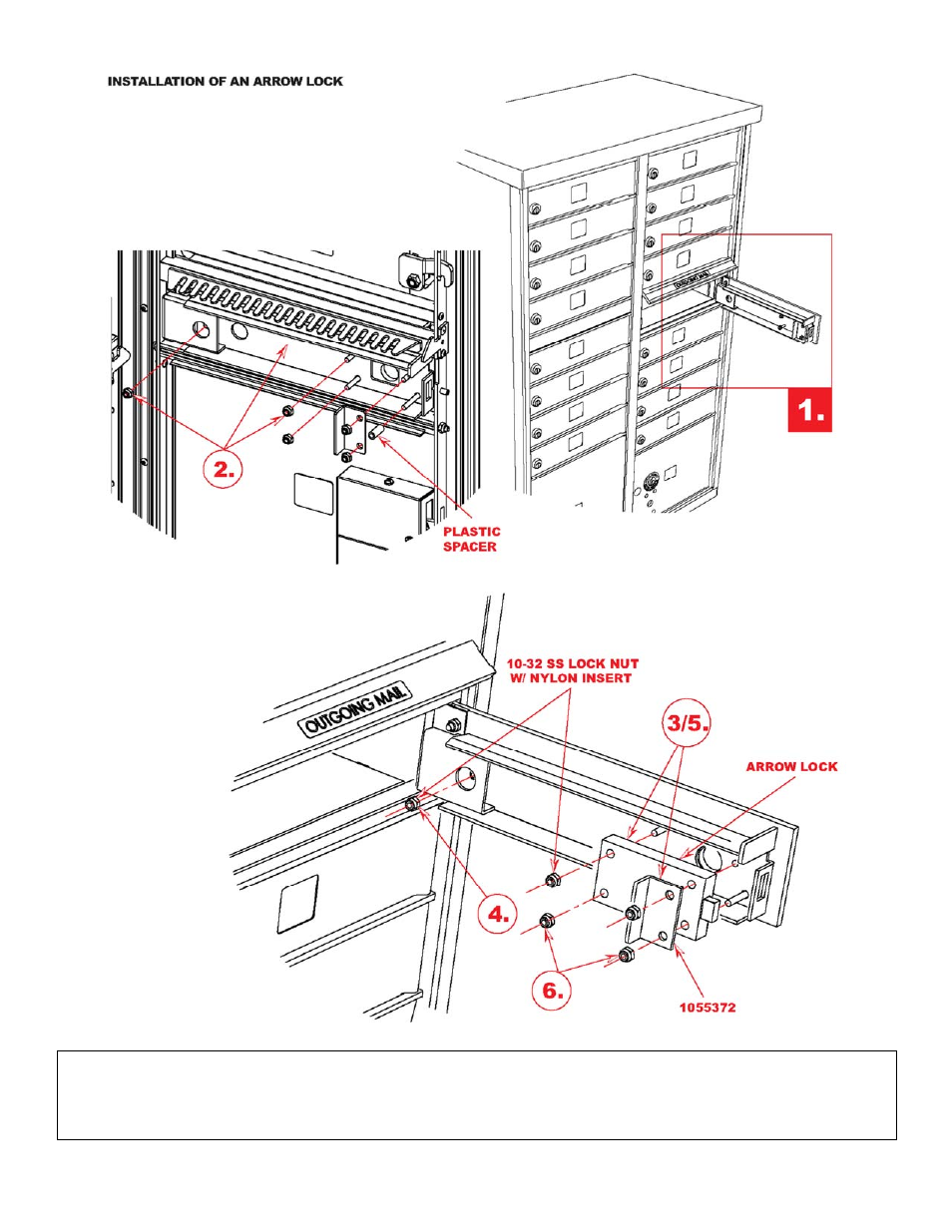 Salsbury industries | Salsbury Industries 3313 Cluster Box Units Installation User Manual | Page 6 / 10