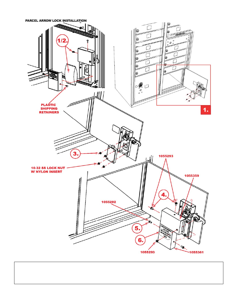 Salsbury industries | Salsbury Industries 3313 Cluster Box Units Installation User Manual | Page 8 / 10