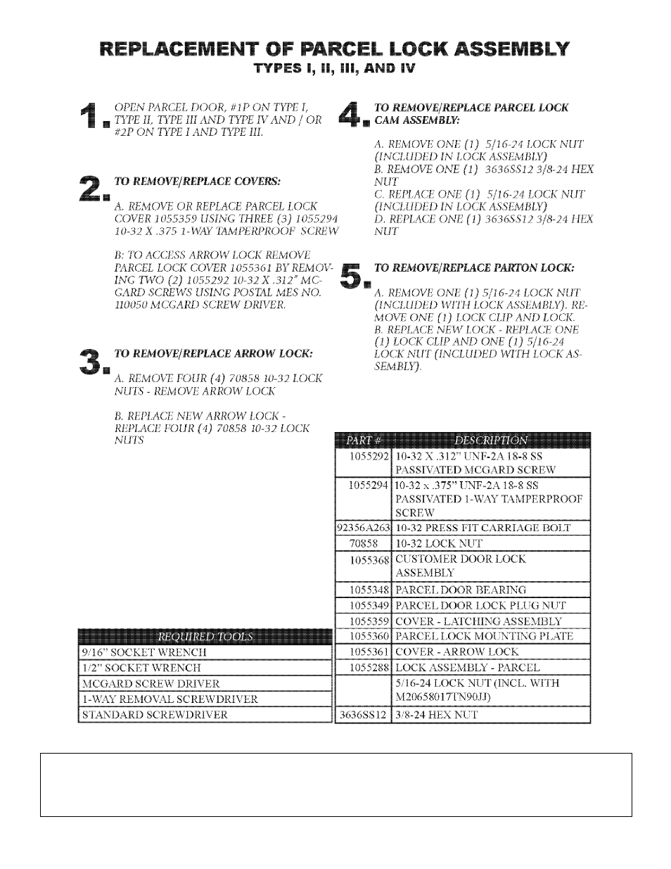 Salsbury industries | Salsbury Industries 3313 Cluster Box Units Maintenance User Manual | Page 28 / 41